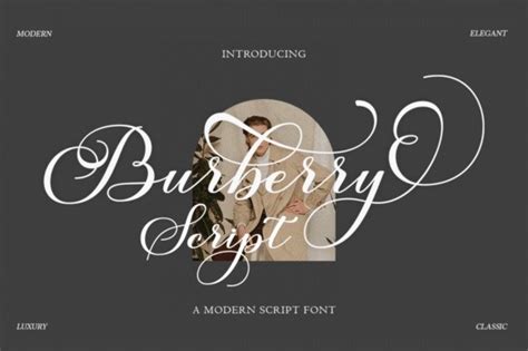 font used in burberry logo|burberry script font.